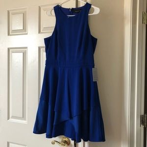 Adelyn Rae dress blue fit and flare